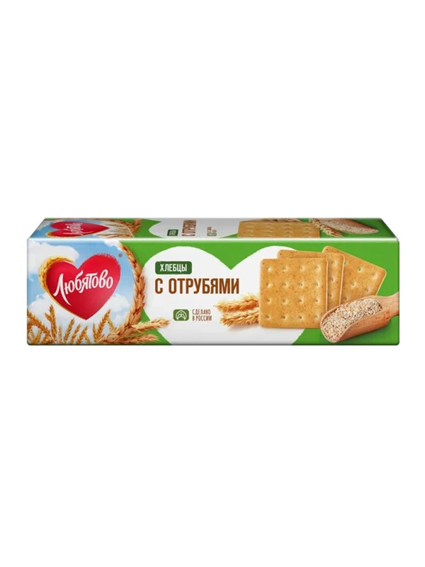 Хлебцы ЛЮБЯТОВО с отрубями 185 г