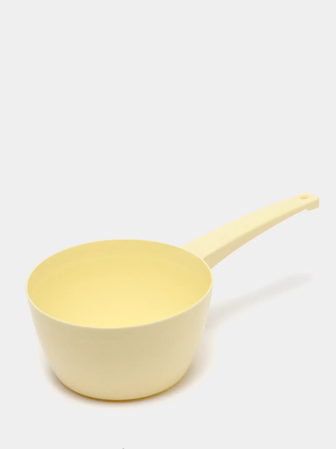 Желтый ковш пластиковый, пищевой, 1 литр