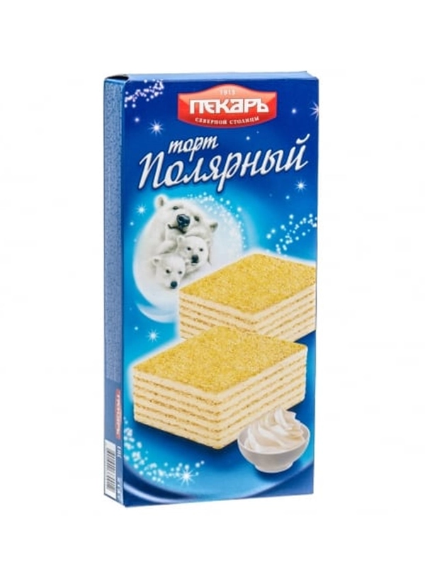 Торт вафельный Полярный 213г