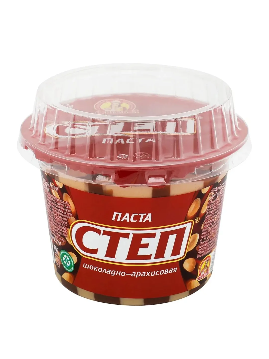ЗОЛОТОЙ СТЕП Паста шоколад арахис 220г пл/уп(Славянка):12