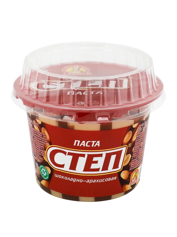 ЗОЛОТОЙ СТЕП Паста шоколад арахис 220г пл/уп(Славянка):12
