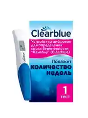 Устройство цифровое для определения срока беременности Clearblue, 1 цифровой тест