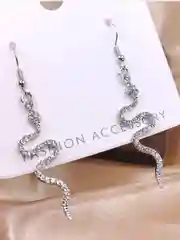 Серый серьги женские