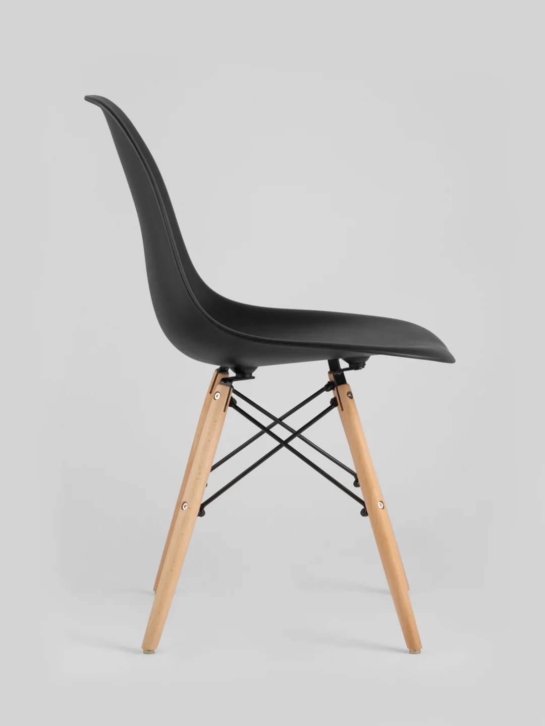 Черный стулья Eames 4 шт белые, черные
