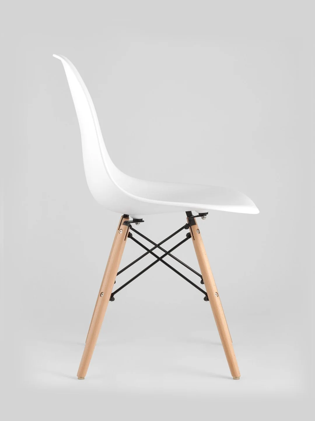 Белый стулья Eames 4 шт белые, черные