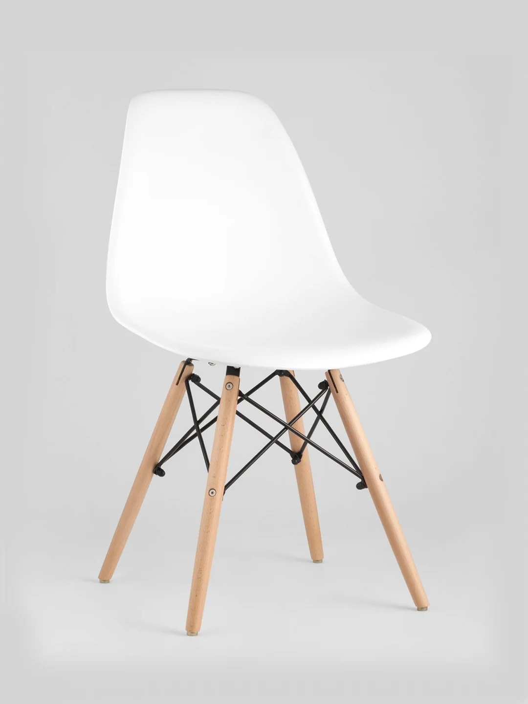 Белый стулья Eames 4 шт белые, черные