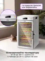Сушилка для овощей и фруктов КТ-4929