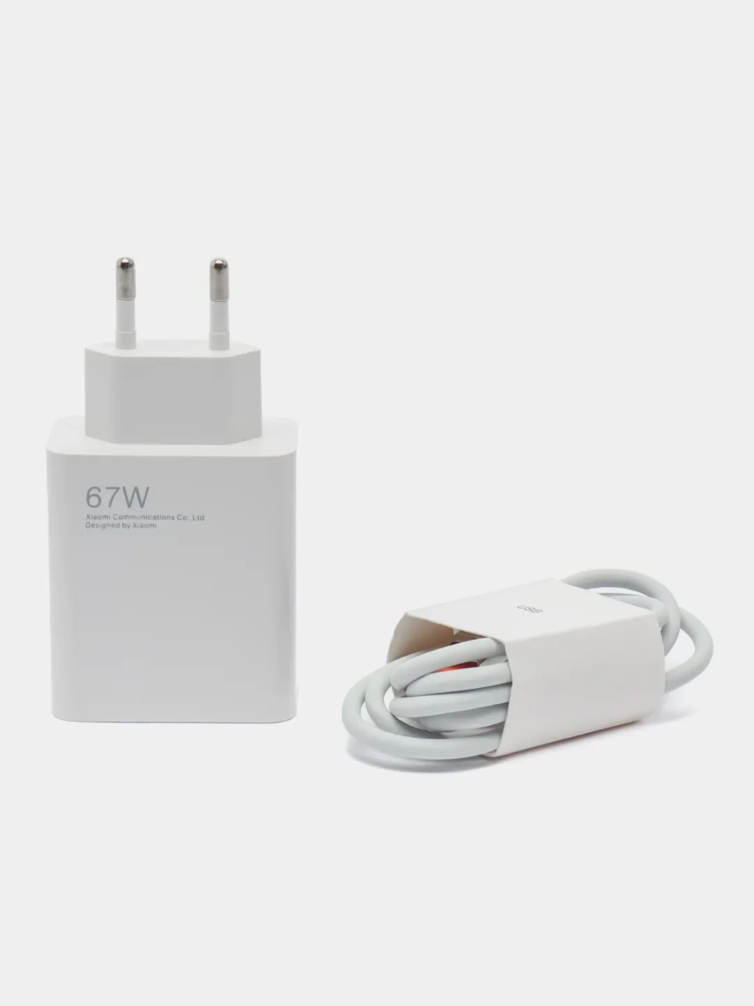 Быстрое зарядное устройство Xiaomi + кабель USB - Type-C