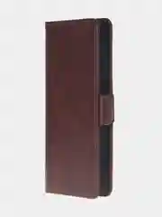 Терракотовый чехол-книжка для Xiaomi 14T (5G) из высококачественной искусственной кожи