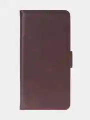 Терракотовый чехол-книжка для Xiaomi 14T (5G) из высококачественной искусственной кожи