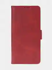 Алый чехол-книжка для Xiaomi 14T (5G) из высококачественной искусственной кожи