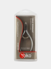 Кусачки для кутикулы YOKO SK 015-4 японская сталь, спиральная пружина, кромка 4 мм