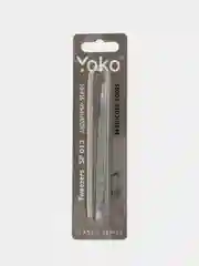 Пинцет для бровей и ресниц YOKO SP 013 японская сталь, двойной, матовый, длина 95 мм