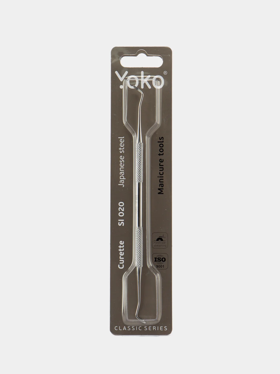Кюретка для педикюра YOKO Sl 020 японская сталь, глянцевая, длина 170 мм