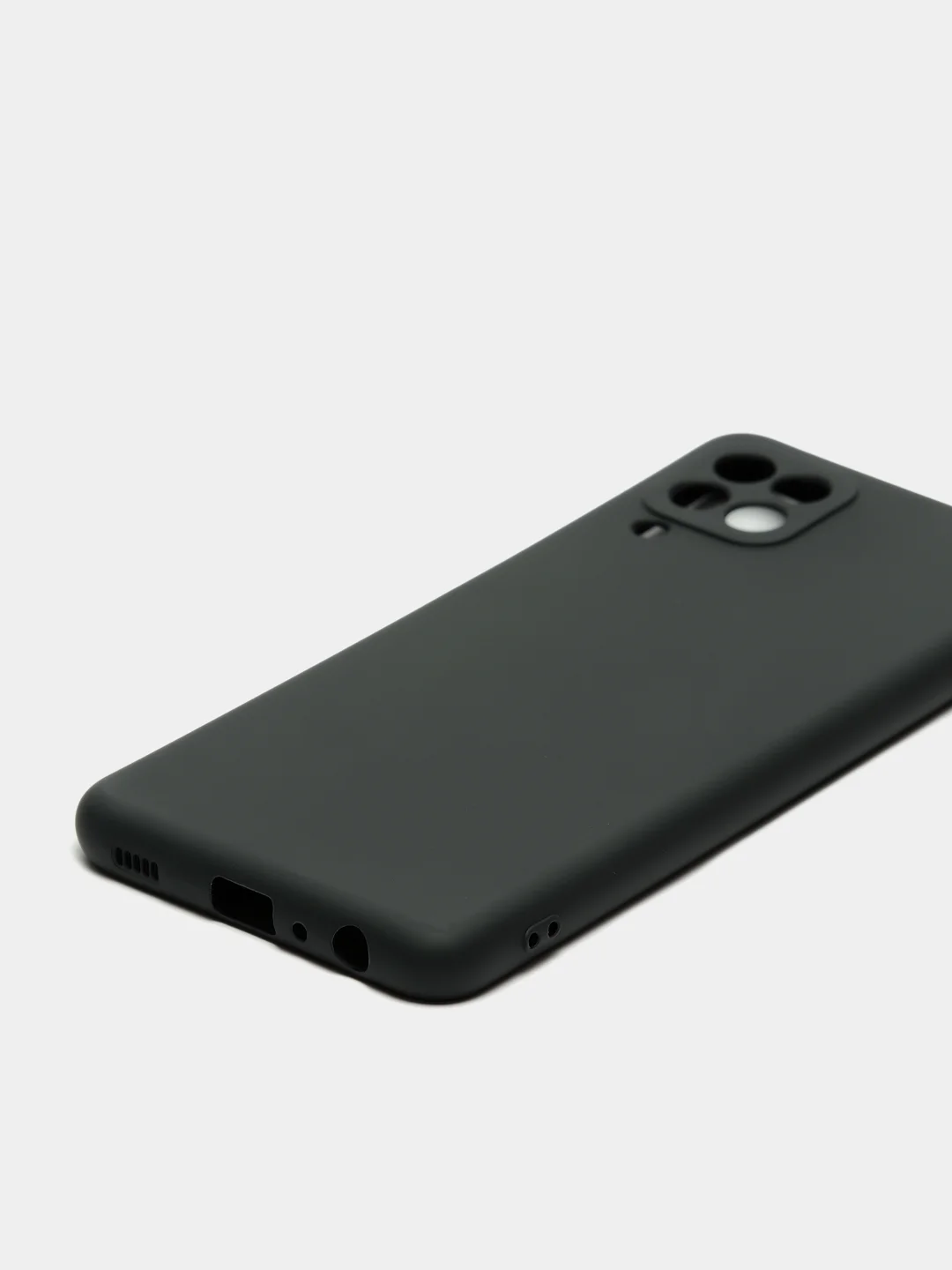 Черный чехол Samsung Galaxy Galaxy A22 4G M32 M22 (Самсунг А22) силиконовый