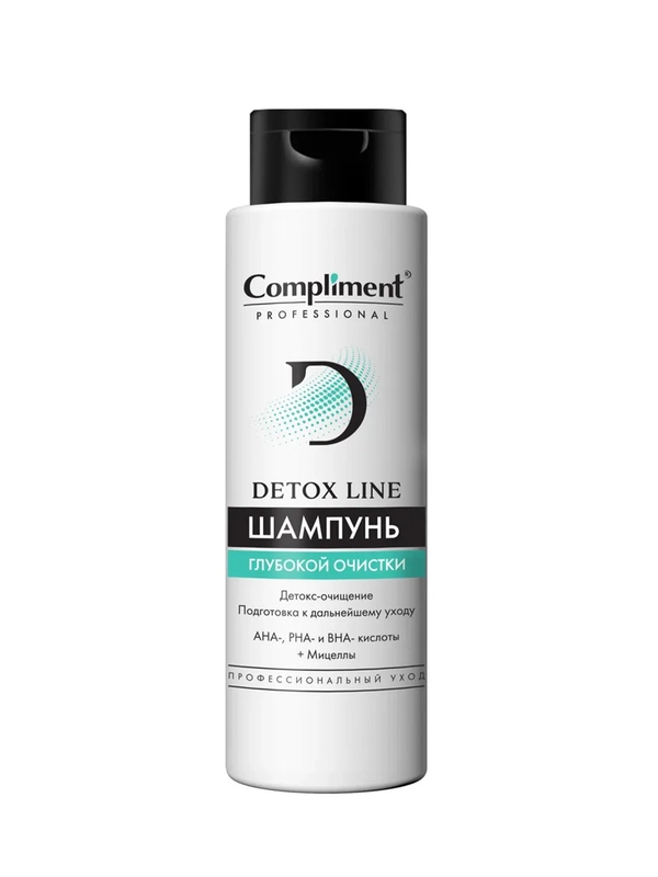 Compliment PROFESSIONAL DETOX LINE ШАМПУНЬ ГЛУБОКОЙ ОЧИСТКИ, 250мл