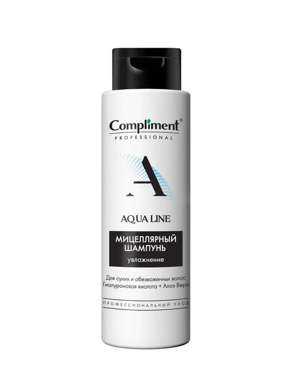 Compliment PROFESSIONAL AQUA LINE МИЦЕЛЛЯРНЫЙ ШАМПУНЬ ДЛЯ УВЛАЖНЕНИЯ ВОЛОС, 250мл