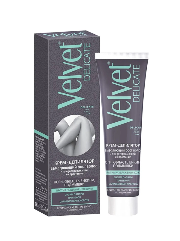 Velvet "Delicate" крем-депилятор замедляющий рост волос 100мл