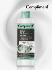 Compliment Biobotanica active Мицеллярный шампунь Глина 3 в 1, 380мл
