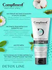 Compliment PROFESSIONAL DETOX LINE СКРАБ ДЛЯ КОЖИ ГОЛОВЫ, 200мл