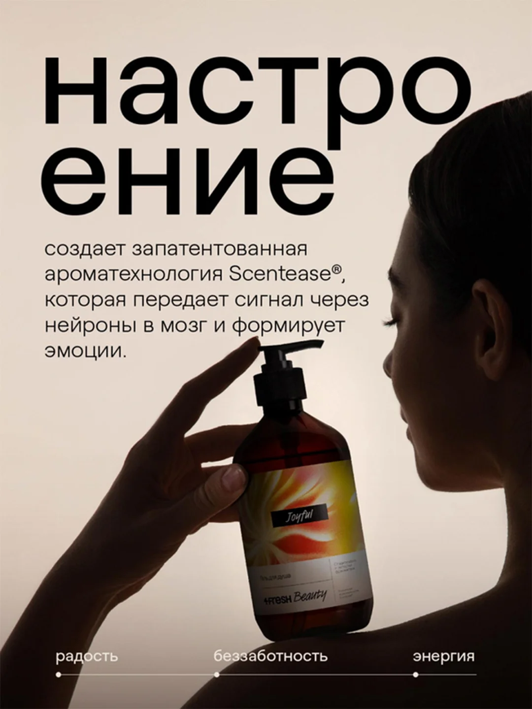 Парфюмированный гель для душа 4FRESH beauty "Сладкое манго и лепестки франжипани", 900 мл