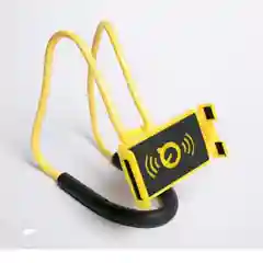 Желтый гибкий держатель для телефона/ Нашейный держатель смартфона
