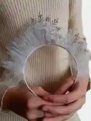 Серебряный ободок Снежинка/ Снегурочка/ Новый год