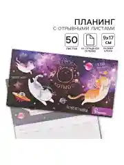Блокнот планер с отрывными листами, блок для заметок, 10 видов