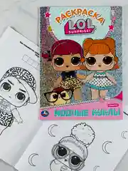 Раскраска для малышей Модные куклы Лол Lol книжка детская с заданиями куколка принцесса