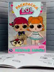 Раскраска для малышей Модные куклы Лол Lol книжка детская с заданиями куколка принцесса