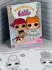 Раскраска для малышей Модные куклы Лол Lol книжка детская с заданиями куколка принцесса