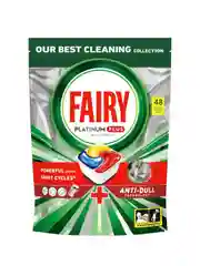 Капсулы для посудомоечной машины Fairy Platinum Plus All in One Лимон, 48 шт.