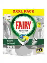 Капсулы для посудомоечной машины Fairy Platinum All in One Лимон, 113 шт.