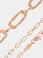 Горчичный цепочка на шею, из медицинской стали