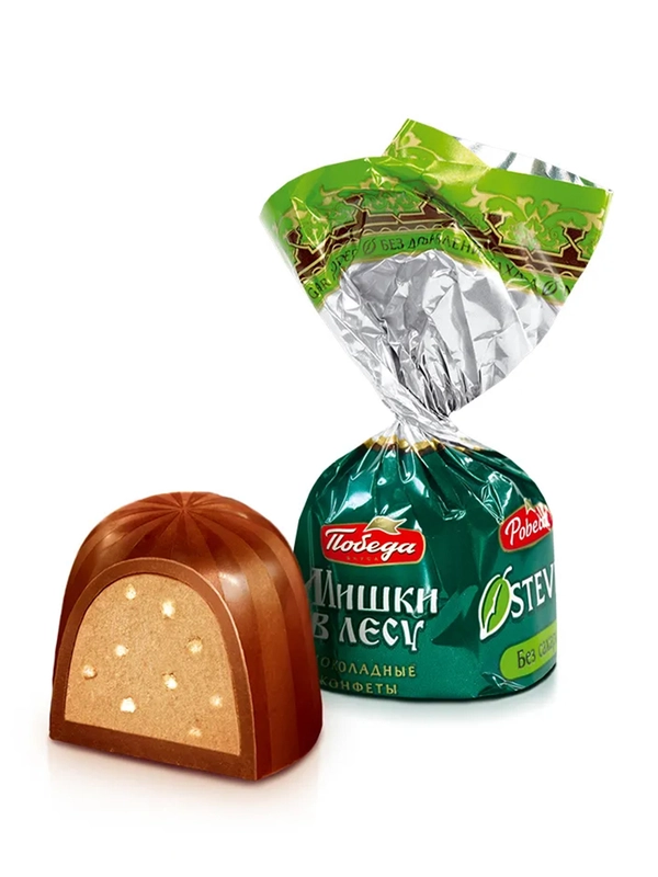 Конфеты "Мишки в лесу" без сахара, Победа вкуса, 200г