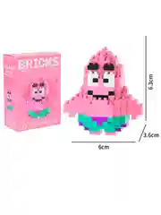 Розовый мини-конструктор Лего, 3D фигурка/игрушка из мультиков