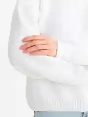 Белый джемпер женский, кофта, свитер, пуловер