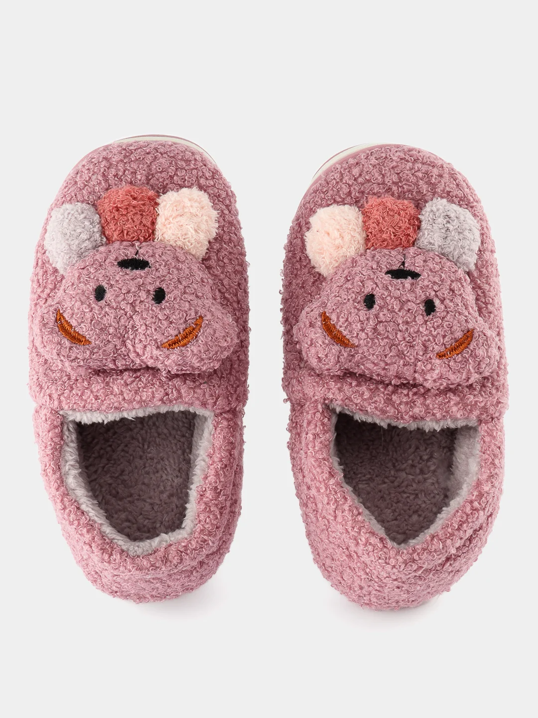 Индиго домашние тапочки, детские, жесткая подошва, Мишки