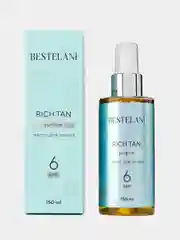 Масло для загара Rich tan, водостойкое, 6 SPF, BESTELANI, 150 мл