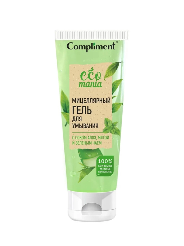 Compliment Ecomania мицеллярный гель для умывания, 200мл