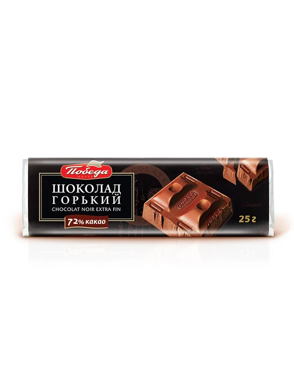 Шоколад горький 72% Победа вкуса, 25г