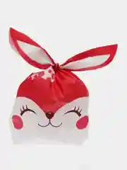 Коралловый подарочные пакеты, упаковка с ушками 14*23 см, на день рождения, новый год, в детский сад
