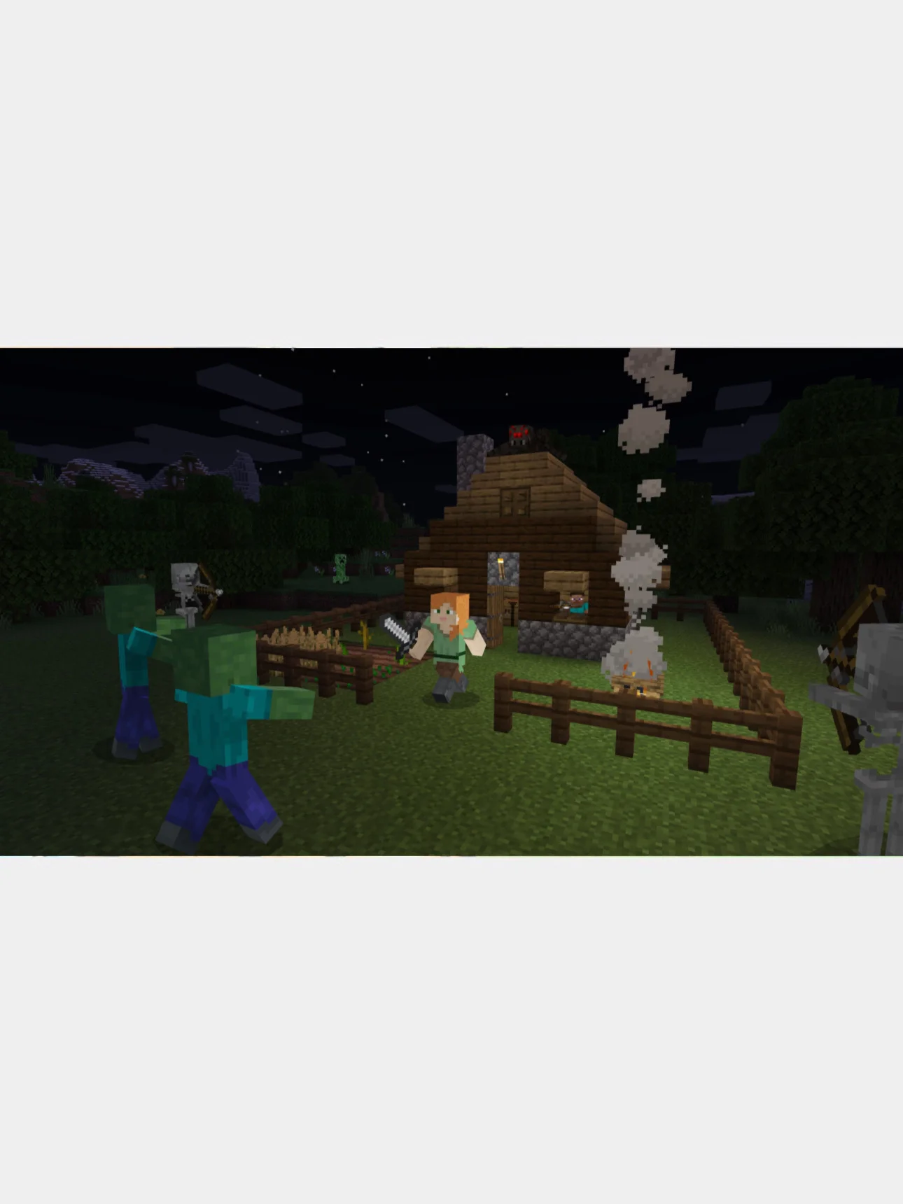 Игра Minecraft PS4, диск на PS4, диск на PS5, игры на PS4, Майнкрафт, Русская версия
