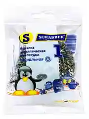 Губка, щетка, мочалка железная, металлическая губка для мытья посуды