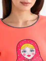 Коралловый комплект домашний женский FI2289