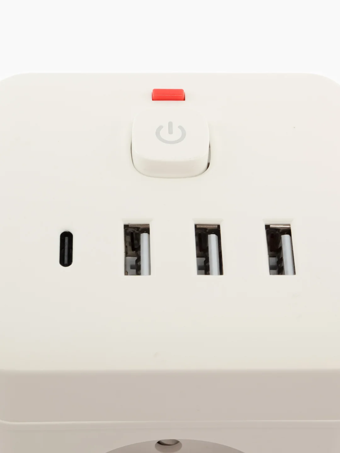 Тройник, разветвитель, сетевой фильтр, 3 USB, Type-C, блок питания для зарядки, удлинитель