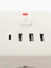 Тройник, разветвитель, сетевой фильтр, 3 USB, Type-C, блок питания для зарядки, удлинитель