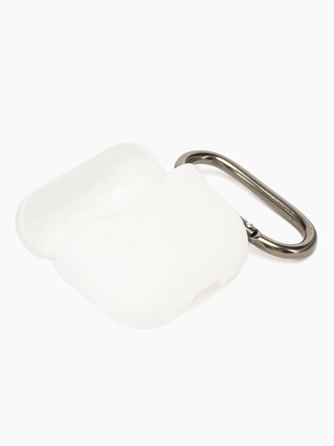 Белый чехол силиконовый для наушников AirPods 4/Эйрподс 4