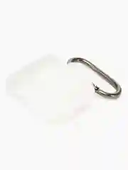 Белый чехол силиконовый для наушников AirPods 4/Эйрподс 4