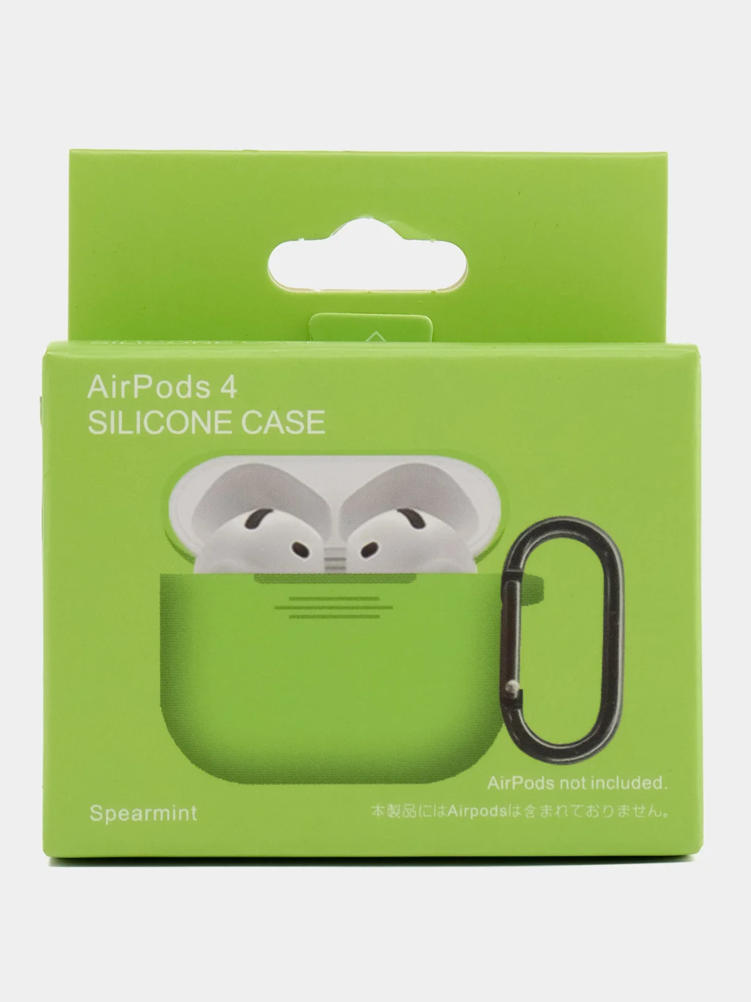 Лайм чехол силиконовый для наушников AirPods 4/Эйрподс 4